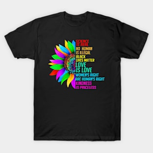 SunScience Is Real Black Lives Matter LGBT T-Shirt